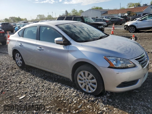 2015 Nissan Sentra SR with VIN 3N1AB7AP7FY270508, listed as a Copart auction lot 54585195 with 93,799 mi miles and Salvage Title. Bid and sale history available at DreamBid. Image 4.