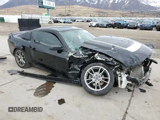2013 Ford Mustang V6 with VIN 1ZVBP8AM5D5280606, listed as a Copart auction lot 47976695 with Not Provided miles and Salvage Title. Bid and sale history available at carsss.com. Image 4.