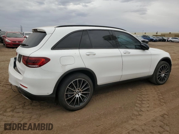 2021 Mercedes-Benz GLC 300 z VIN W1N0G8DB9MV324085, wystawiony jako Copart lot #52031845 z przebiegiem 43 701 mil mil oraz Szkoda całkowita • Salvage title. Historia ofert i sprzedaży dostępna na DreamBid. Obrazek 3.