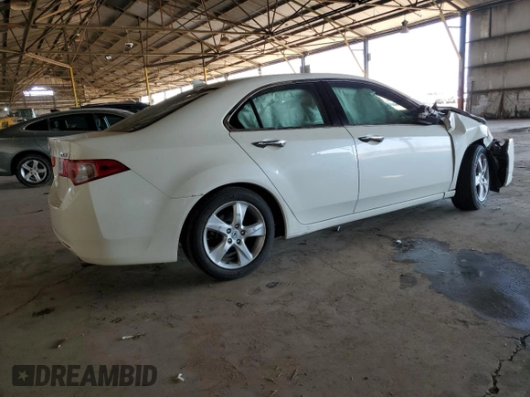 2010 Acura TSX with VIN JH4CU2F66AC015271, listed as a Copart auction lot 54620125 with 46,482 mi miles and Salvage Title. Bid and sale history available at carsss.com. Image 3.