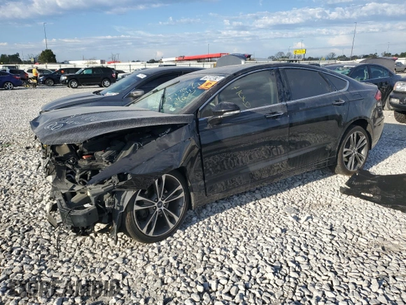 2019 Ford Fusion Titanium with VIN 3FA6P0K98KR181486, listed as a Copart auction lot 83627054 with 88,893 mi miles and Salvage title. Bid and sale history available at DreamBid. Image 1.