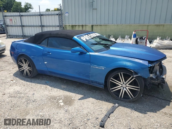 2011 Chevrolet Camaro 1LT with VIN 2G1FB3DD5B9159309, listed as a Copart auction lot 63992344 with 196,161 mi miles and Salvage title. Bid and sale history available at DreamBid. Image 4.