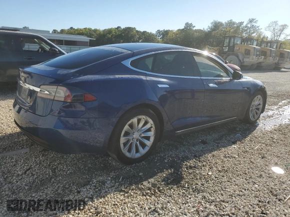 2016 Tesla Model S 70 with VIN 5YJSA1E11GF142964, listed as a Copart auction lot 48319945 with 99,999 mi miles and Clean title. Bid and sale history available at DreamBid. Image 3.