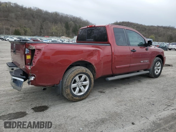 2014 Nissan Titan SV with VIN 1N6AA0CAXEN514113, listed as a Copart auction lot 53114095 with 32,135 mi miles and Salvage title. Bid and sale history available at DreamBid. Image 3.