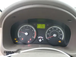2009 Kia Rio LX with VIN KNADE223096485561, listed as a Copart auction lot 73412874 with 137,858 mi miles and Salvage Title. Bid and sale history available at DreamBid. Image 9.