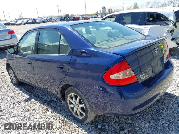 2002 Toyota Prius with VIN JT2BK18U520067060, listed as a IAAI auction lot 41941509 with 180,000 mi miles. Bid and sale history available at carsss.com. Image 3.