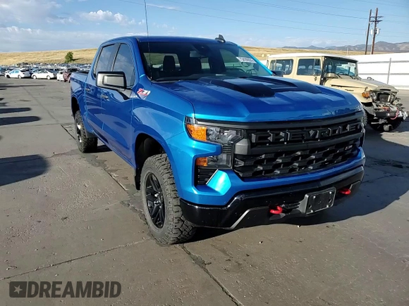 2022 Chevrolet Silverado 1500 Custom Trail Boss with VIN 3GCPDCEKXNG523480, listed as a Copart auction lot 73428924 with 26,081 mi miles and Clean Title. Bid and sale history available at carsss.com. Image 13.