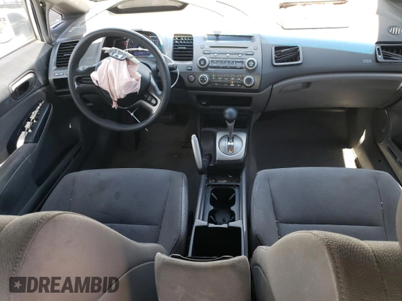 2008 Honda Civic LX with VIN JHMFA16568S001202, listed as a Copart auction lot 54562225 with 117,344 mi miles and Salvage Title. Bid and sale history available at DreamBid. Image 8.