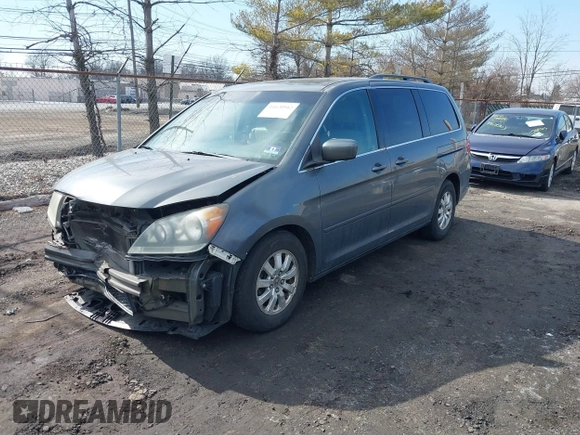 2008 Honda Odyssey EX-L with VIN 5FNRL38788B414027, listed as a IAAI auction lot 41620942 with 138,725 mi miles. Bid and sale history available at carsss.com. Image 2.
