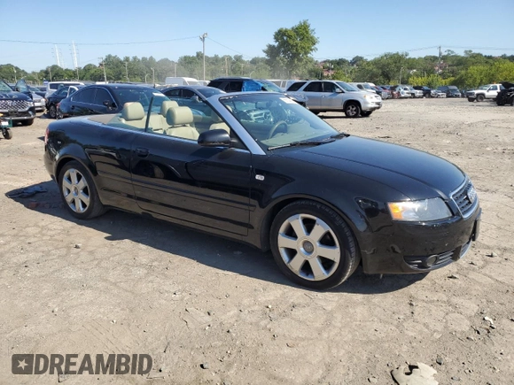 2004 Audi A4 1.8T with VIN WAUAC48H04K017417, listed as a Copart auction lot 66564454 with 120,014 mi miles and Salvage Title. Bid and sale history available at carsss.com. Image 4.