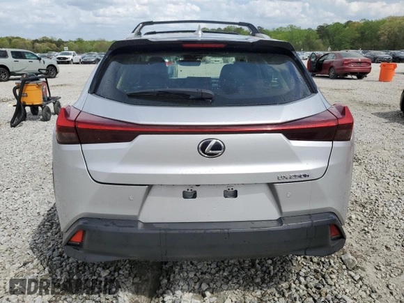 2019 Lexus UX 250h with VIN JTHU9JBH1K2000806, listed as a Copart auction lot 58068005 with 69,661 mi miles and Salvage title. Bid and sale history available at DreamBid. Image 6.