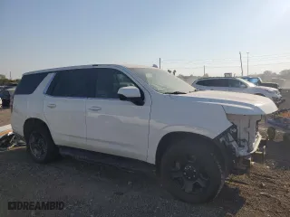 2021 Chevrolet Tahoe Commercial with VIN 1GNSKLED5MR309956, listed as a Copart auction lot 75237034 with 97,716 mi miles and Salvage Title. Bid and sale history available at carsss.com. Image 4.
