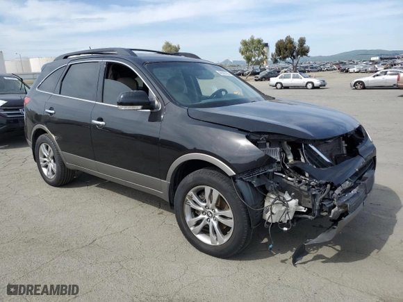 2012 Hyundai Veracruz Limited with VIN KM8NU4CC3CU198184, listed as a Copart auction lot 48385105 with 135,430 mi miles and Salvage Title. Bid and sale history available at carsss.com. Image 4.