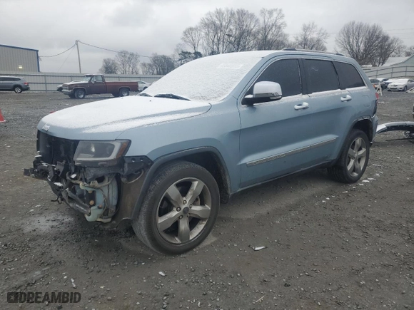 2013 Jeep Grand Cherokee Limited with VIN 1C4RJFBT0DC573452, listed as a Copart auction lot 45848055 with 202,496 mi miles and Salvage Title. Bid and sale history available at carsss.com. Image 1.