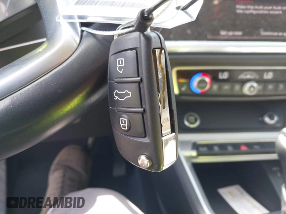 2023 Audi Q3 S line Premium with VIN WA1DECF32P1089395, listed as a IAAI auction lot 42726165 with 48,093 mi miles and . Bid and sale history available at DreamBid. Image 11.