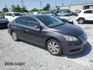 2013 Nissan Sentra SL with VIN 3N1AB7APXDL638058, listed as a Copart auction lot 50915975 with 112,715 mi miles and Salvage Title. Bid and sale history available at DreamBid. Image 4.