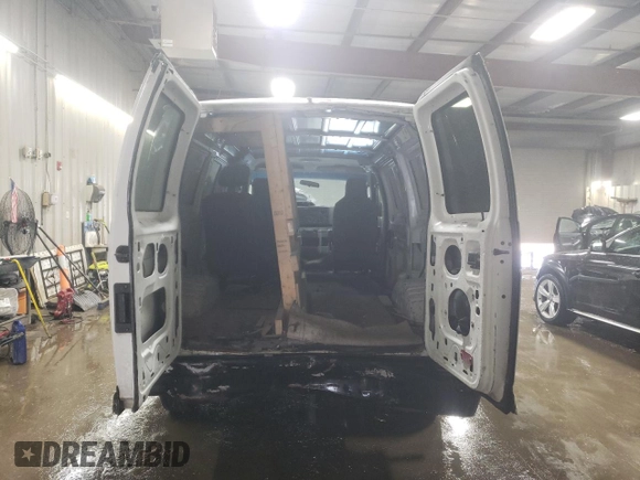2011 Ford Econoline Cargo Commercial with VIN 1FTNE1EW8BDA85756, listed as a Copart auction lot 46987415 with 191,612 mi miles and Salvage Title. Bid and sale history available at DreamBid. Image 6.