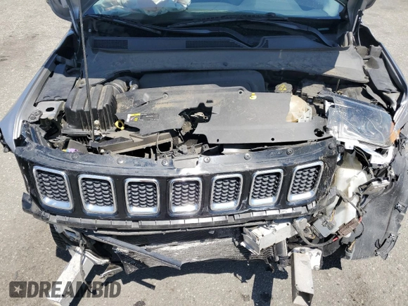 2018 Jeep Compass Limited with VIN 3C4NJCCB4JT362175, listed as a Copart auction lot 52439535 with 123,034 mi miles and Salvage Title. Bid and sale history available at carsss.com. Image 12.