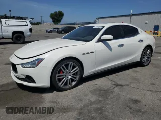 2017 Maserati Ghibli with VIN ZAM57XSAXH1198619, listed as a Copart auction lot 44997815 with 82,967 mi miles and Clean Title. Bid and sale history available at carsss.com. Image 1.