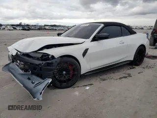 2024 BMW M4 Competition xDrive with VIN WBS33BA08RCN76292, listed as a Copart auction lot 80747294 with 0 mi miles and Salvage Title. Bid and sale history available at carsss.com. Image 1.