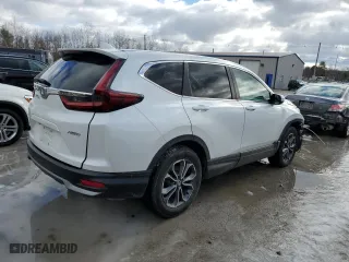 2020 Honda CR-V EX-L with VIN 2HKRW2H88LH700206, listed as a Copart auction lot 43580085 with 63,650 mi miles and Salvage Title. Bid and sale history available at carsss.com. Image 3.