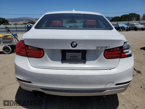 2012 BMW 3 Series 328i with VIN WBA3A5G51CNP18105, listed as a Copart auction lot 57418035 with 120,575 mi miles and Salvage title. Bid and sale history available at DreamBid. Image 6.