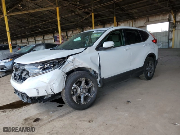 2019 Honda CR-V EX with VIN 5J6RW1H57KA010690, listed as a Copart auction lot 45812565 with 100,137 mi miles and Salvage Title. Bid and sale history available at carsss.com. Image 1.
