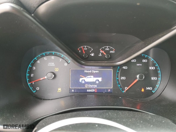 2022 Chevrolet Colorado 2WD LT with VIN 1GCGSCEN6N1169634, listed as a Copart auction lot 89356825 with 44,409 mi miles and Salvage Title. Bid and sale history available at carsss.com. Image 9.