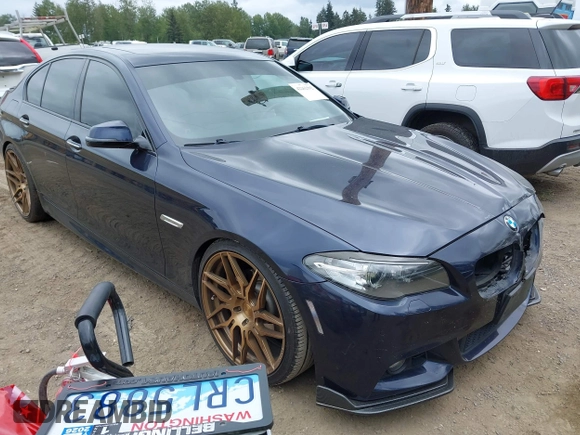 2015 BMW 5 Series 528i with VIN WBA5A5C57FD513039, listed as a IAAI auction lot 42262592 with 79,328 mi miles and . Bid and sale history available at DreamBid. Image 1.