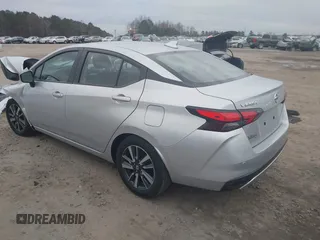 2021 Nissan Versa SV with VIN 3N1CN8EV3ML879247, listed as a IAAI auction lot 41606936 with 100,239 mi miles. Bid and sale history available at carsss.com. Image 3.