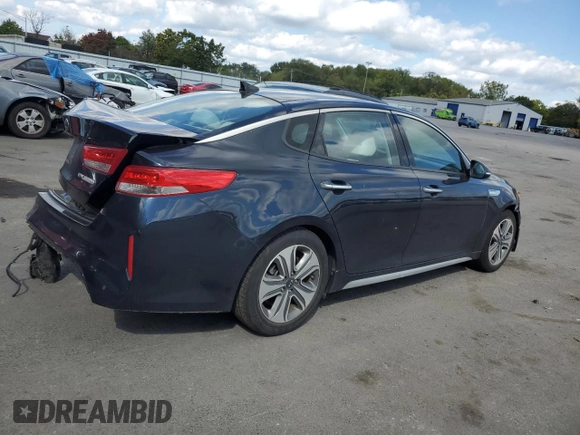 2017 Kia Optima Hybrid EX with VIN KNAGU4LE9H5010569, listed as a Copart auction lot 73963344 with 65,834 mi miles and Salvage Title. Bid and sale history available at carsss.com. Image 3.