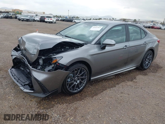2025 Toyota Camry LE with VIN 4T1DAACK8SU571597, listed as a IAAI auction lot 42051463 with 1,681 mi miles and . Bid and sale history available at DreamBid. Image 2.