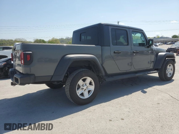 2020 Jeep Gladiator Sport S с VIN 1C6HJTAG3LL217002, выставлен на аукционе Copart как лот 52535955 с пробегом 101 761 миль миль и Списание • Salvage title. История ставок и продаж доступна на DreamBid. Изображение 3.