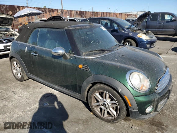 2011 MINI Convertible with VIN WMWZN3C59BTZ78447, listed as a Copart auction lot 87526775 with 114,665 mi miles and Clean title. Bid and sale history available at DreamBid. Image 4.