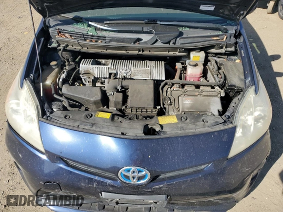 2012 Toyota Prius One with VIN JTDKN3DU9C1577665, listed as a Copart auction lot 52639725 with 193,980 mi miles and Salvage Title. Bid and sale history available at DreamBid. Image 11.