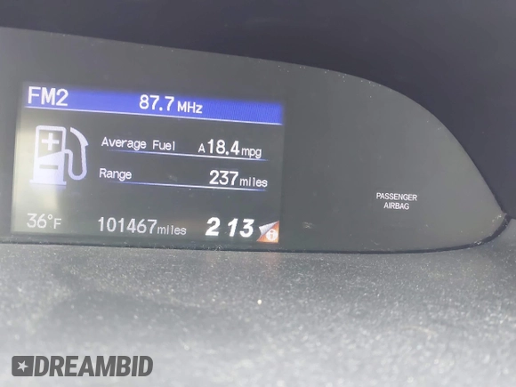 2014 Honda Civic LX with VIN 2HGFB2F53EH540188, listed as a IAAI auction lot 41741533 with 101,467 mi miles. Bid and sale history available at carsss.com. Image 15.