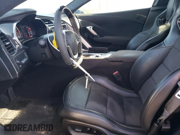 2019 Chevrolet Corvette 3LT with VIN 1G1YF3D70K5102004, listed as a Copart auction lot 84139064 with 51,769 mi miles and Salvage Title. Bid and sale history available at carsss.com. Image 7.