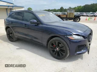 2018 Jaguar F-Pace S with VIN SADCM2FV7JA255776, listed as a Copart auction lot 53561575 with 82,005 mi miles and Salvage title. Bid and sale history available at DreamBid. Image 4.