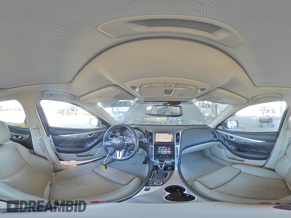 2020 Infiniti Q50 Luxe z VIN JN1EV7AP9LM203562, wystawiony jako Copart lot #57536415 z przebiegiem 48 790 mil mil oraz Szkoda całkowita • Salvage title. Historia ofert i sprzedaży dostępna na DreamBid. Obrazek 14.