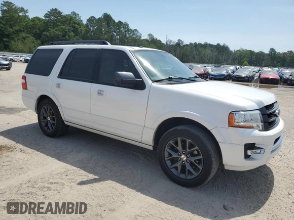 2017 Ford Expedition Limited with VIN 1FMJU1KTXHEA43678, listed as a Copart auction lot 57202965 with 127,781 mi miles and Salvage title. Bid and sale history available at DreamBid. Image 4.