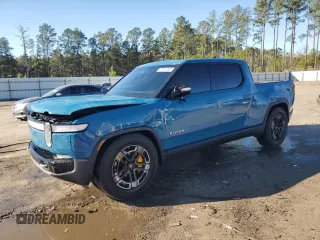 2022 Rivian R1T Launch Edition with VIN 7FCTGAAL7NN000539, listed as a Copart auction lot 87811245 with 0 mi miles and Salvage Title. Bid and sale history available at carsss.com. Image 1.