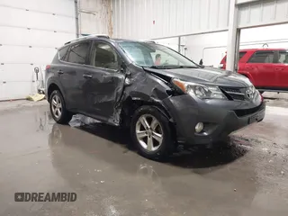 2013 Toyota RAV4 XLE with VIN JTMRFREV2DD027259, listed as a IAAI auction lot 41945054 with 116,513 mi miles and . Bid and sale history available at carsss.com. Image 1.