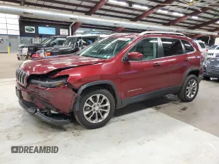 2020 Jeep Cherokee Altitude with VIN 1C4PJLLB0LD628275, listed as a Copart auction lot 85744034 with 82,373 mi miles and Clean Title. Bid and sale history available at carsss.com. Image 1.
