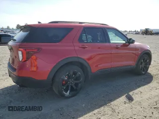 2022 Ford Explorer ST with VIN 1FM5K8GC3NGB02451, listed as a Copart auction lot 54717345 with 48,599 mi miles and Salvage Title. Bid and sale history available at carsss.com. Image 3.