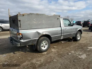 1998 Ford Ranger XL with VIN 1FTYR10C0WUA30044, listed as a Copart auction lot 43767385 with 194,546 mi miles and Salvage Title. Bid and sale history available at carsss.com. Image 3.