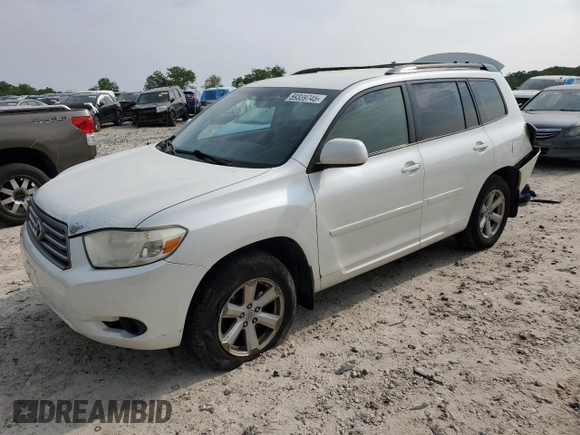2008 Toyota Highlander z VIN JTEES41A982100849, wystawiony jako Copart lot #59339745 z przebiegiem 223 148 mil mil oraz Czysty tytuł • Clean title. Historia ofert i sprzedaży dostępna na DreamBid. Obrazek 1.