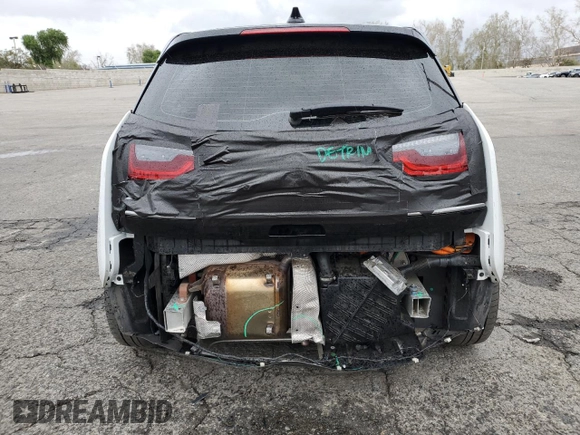2019 BMW i3 with VIN WBY8P4C54K7D09611, listed as a Copart auction lot 48233235 with 59,853 mi miles and Salvage Title. Bid and sale history available at carsss.com. Image 6.