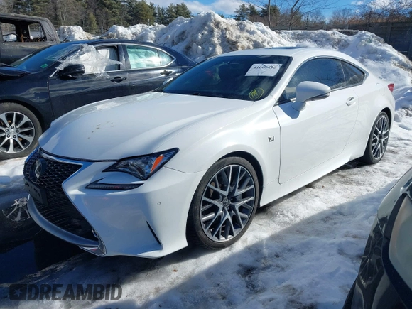 2016 Lexus RC with VIN JTHSE5BC5G5006662, listed as a IAAI auction lot 41665715 with 51,378 mi miles. Bid and sale history available at carsss.com. Image 14.