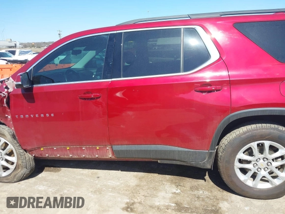 2020 Chevrolet Traverse LT Cloth with VIN 1GNERGKW2LJ210773, listed as a IAAI auction lot 41764987 with 54,673 mi miles. Bid and sale history available at carsss.com. Image 15.