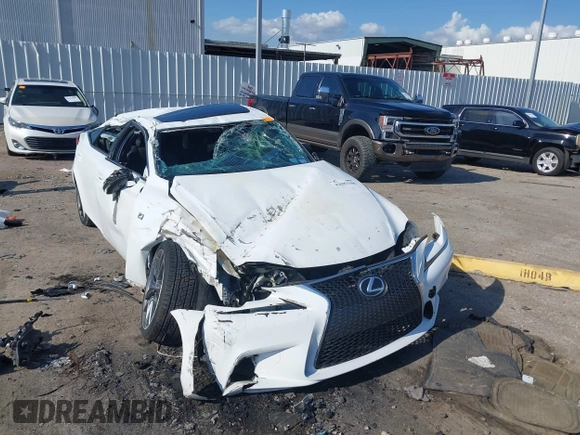 2016 Lexus IS 200t with VIN JTHBA1D24G5002594, listed as a IAAI auction lot 42083106 with 103,862 mi miles and . Bid and sale history available at DreamBid. Image 6.